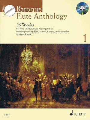 Baroque Flute Anthology Vol. 1 - 36 Works - Flute Schott Music