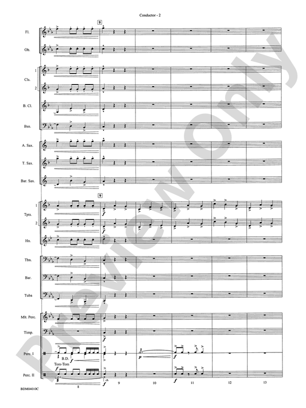 Contempo - Concert Band Conductor Score & Parts (Digital Download)