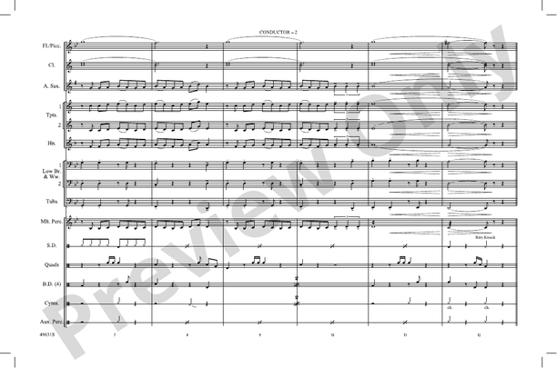 Good 4 U – Marching Band Conductor Score & Parts (Digital Download)