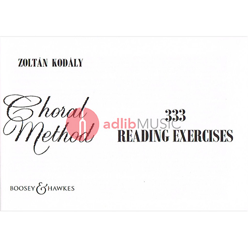 Choral Method Vol. 2 - 333 Reading Exercises - Zoltan Kodaly - Unison Percy M. Young Boosey & Hawkes Choral Score