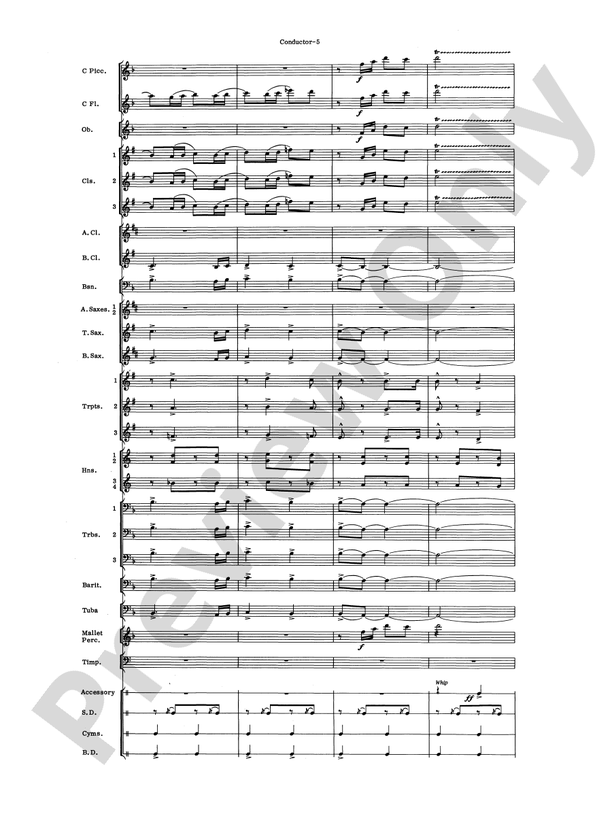 El Aguila de Oro - Concert Band Conductor Score & Parts (Digital Download)