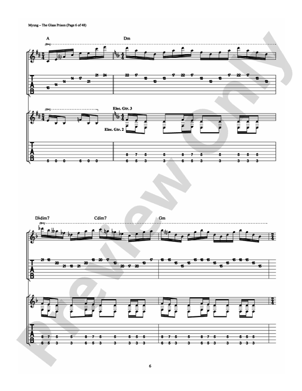 The Glass Prison - Guitar TAB (Digital Download)