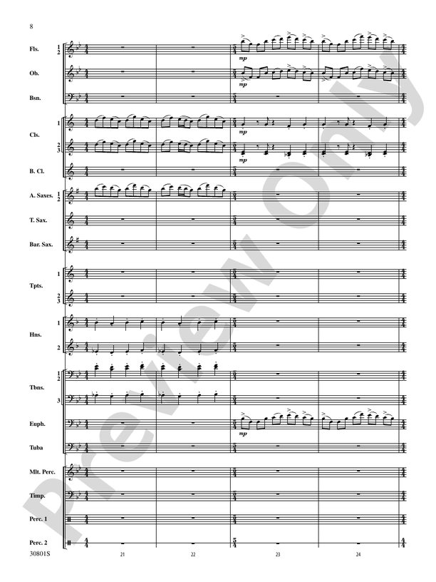 Longwood Celebration - Concert Band Conductor Score & Parts (Digital Download)