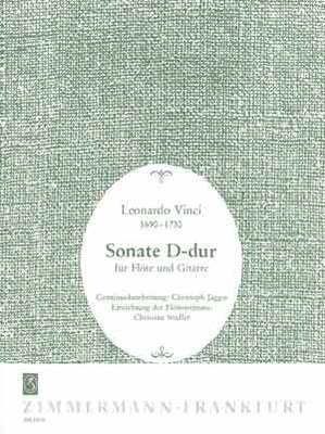 Sonata in D major - Leonardo Vinci - Flute  Zimmermann Softcover