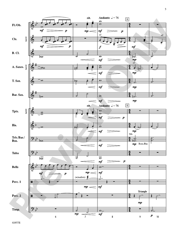Canticulum - Concert Band Conductor Score & Parts (Digital Download)