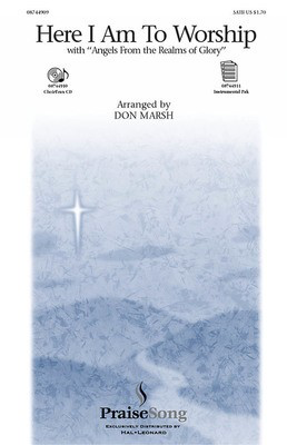 Here I Am to Worship - Don Marsh - SATB Hal Leonard Choral Score Octavo