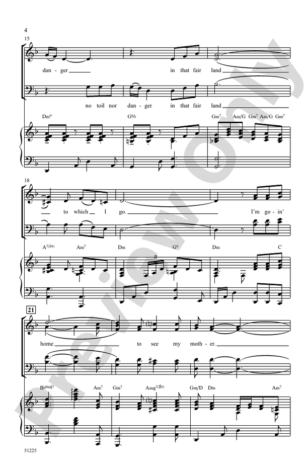 Poor Wayfaring Stranger - SATB Choral Octavo (Digital Download)