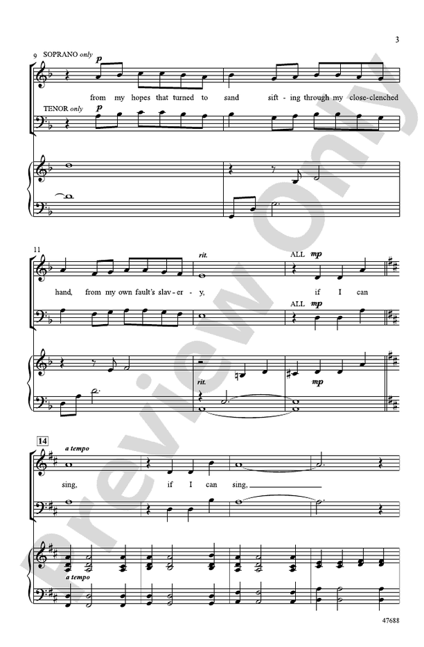 If I Can Sing – SATB Choral Octavo (Digital Download)