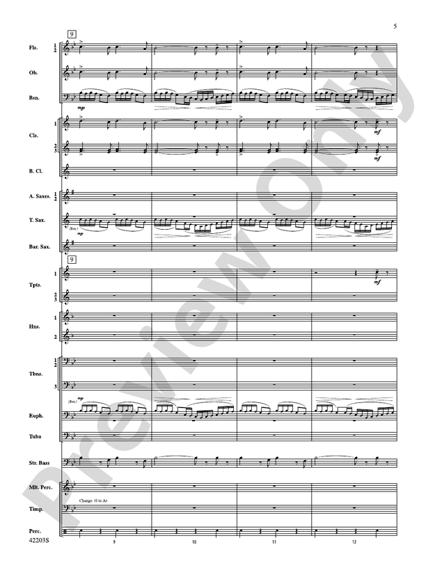 Overture from Egyptian Nights - Concert Band Conductor Score & Parts (Digital Download)