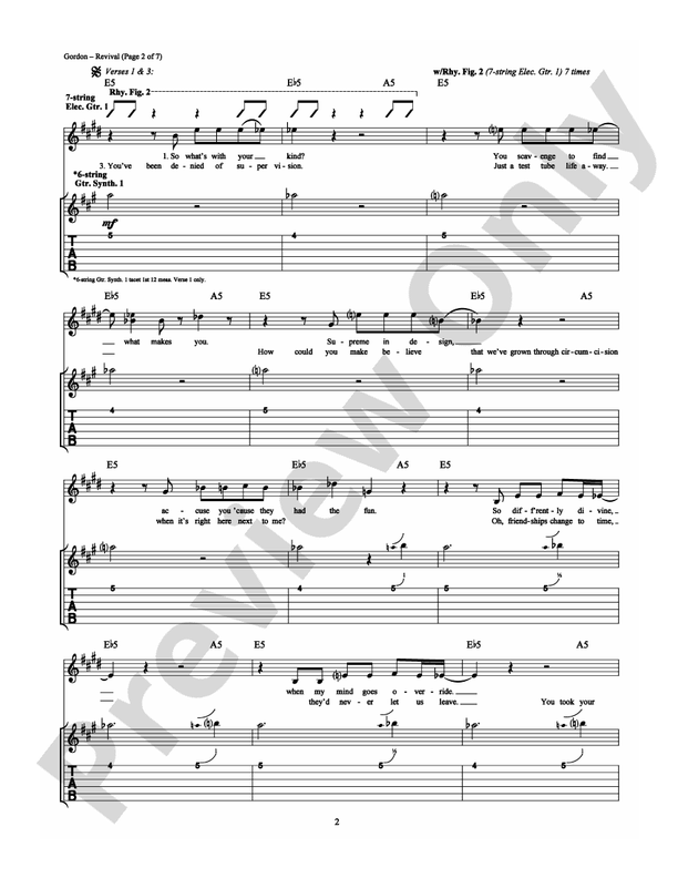 Revival - Guitar TAB (Digital Download)