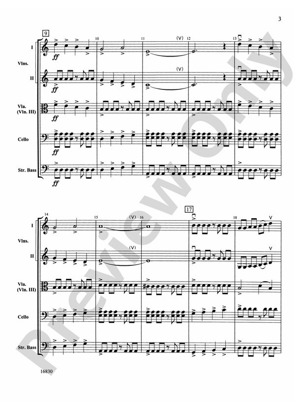 Mabel Creek Overture – String Orchestra Conductor Score & Parts (Digital Download)