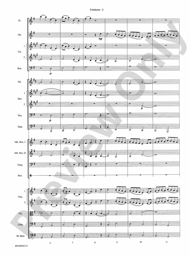 Sleepers Wake (More of the Best of Bach) – Full Orchestra Conductor Score & Parts (Digital Download)
