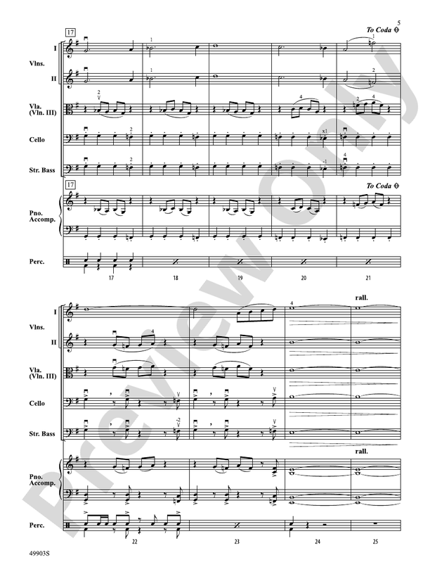 Galactic Nature - String Orchestra Conductor Score & Parts (Digital Download)