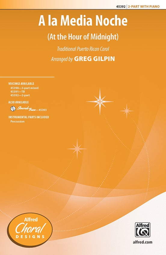 A la Media Noche - 2-Part Choral Octavo (Digital Download)