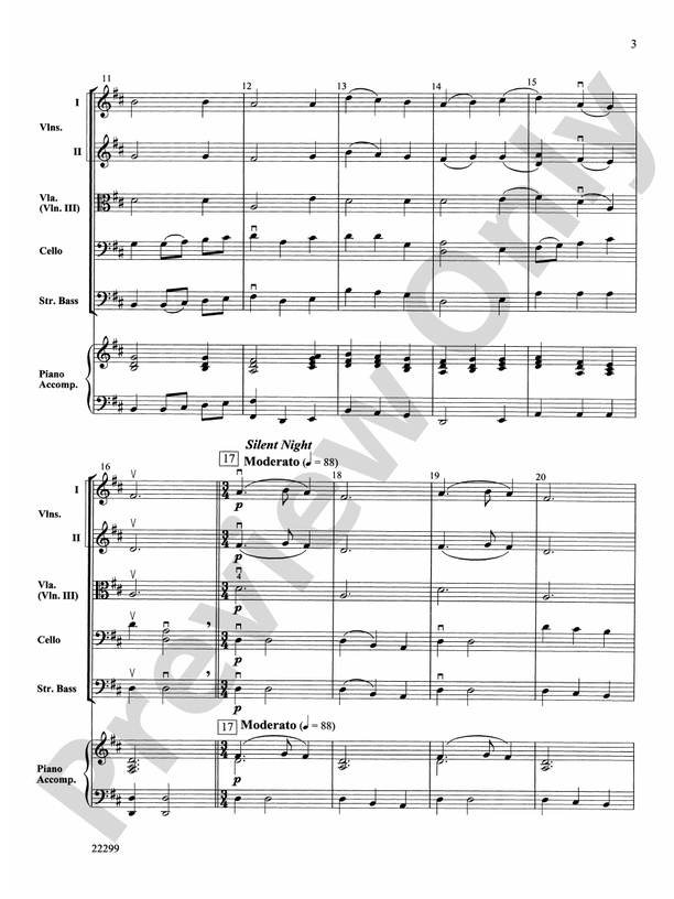 String a Song of Christmas – String Orchestra Conductor Score & Parts (Digital Download)
