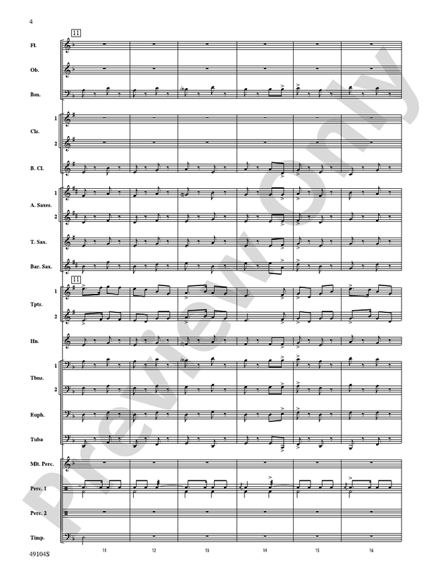 Folk Song Celebration - Concert Band Conductor Score & Parts (Digital Download)