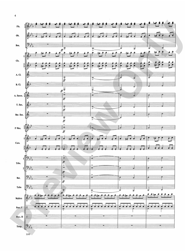 Night on Bald Mountain (Arr. Mark Williams) - Concert Band Conductor Score & Parts (Digital Download)