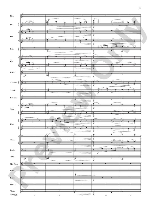Midnight Ride - Concert Band Conductor Score & Parts (Digital Download)
