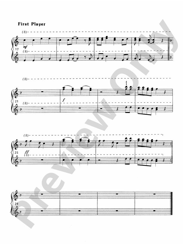 Who Built the Ark? - 1 Piano, 6 Hands (Digital Download)