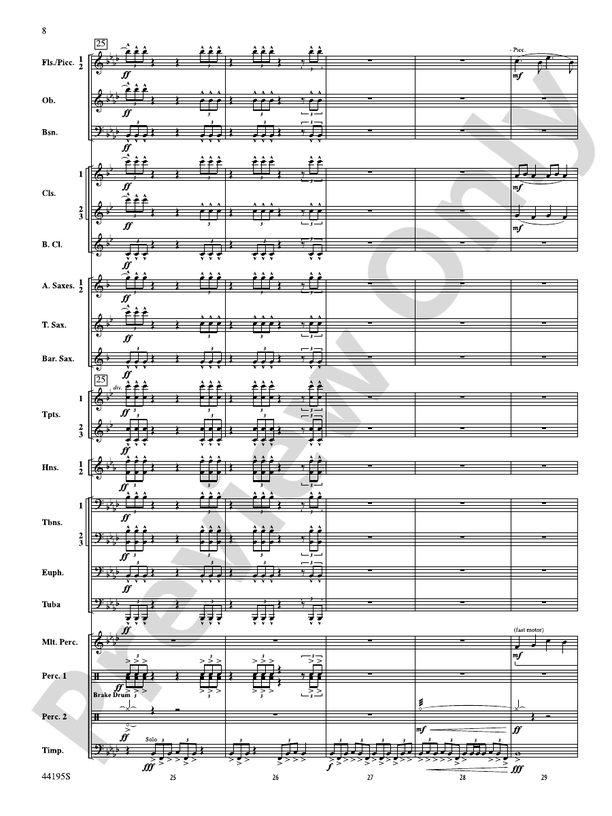 Children of Gaia - Concert Band Conductor Score & Parts (Digital Download)