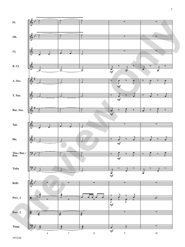American Mountain Medley - Concert Band Conductor Score & Parts (Digital Download)