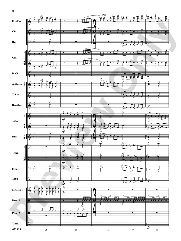 A Symphonic Celebration - Concert Band Conductor Score & Parts (Digital Download)