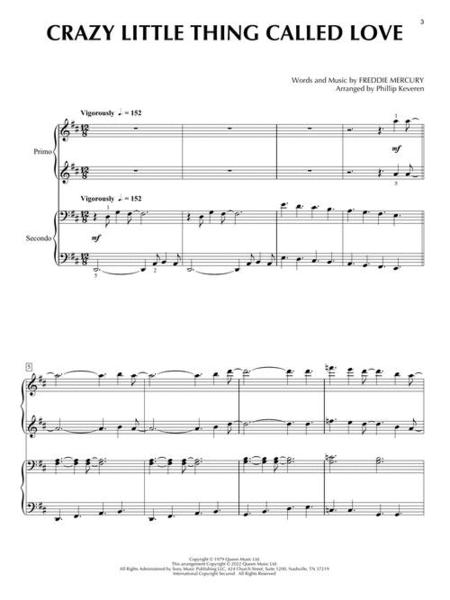 Queen for Piano Duet - Piano Duet arranged by Keveren Hal Leonard 356759