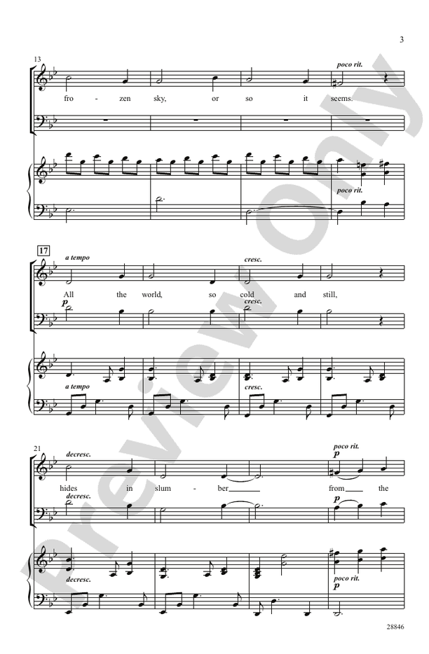 Midwinter's Chill – SATB Choral Octavo (Digital Download)