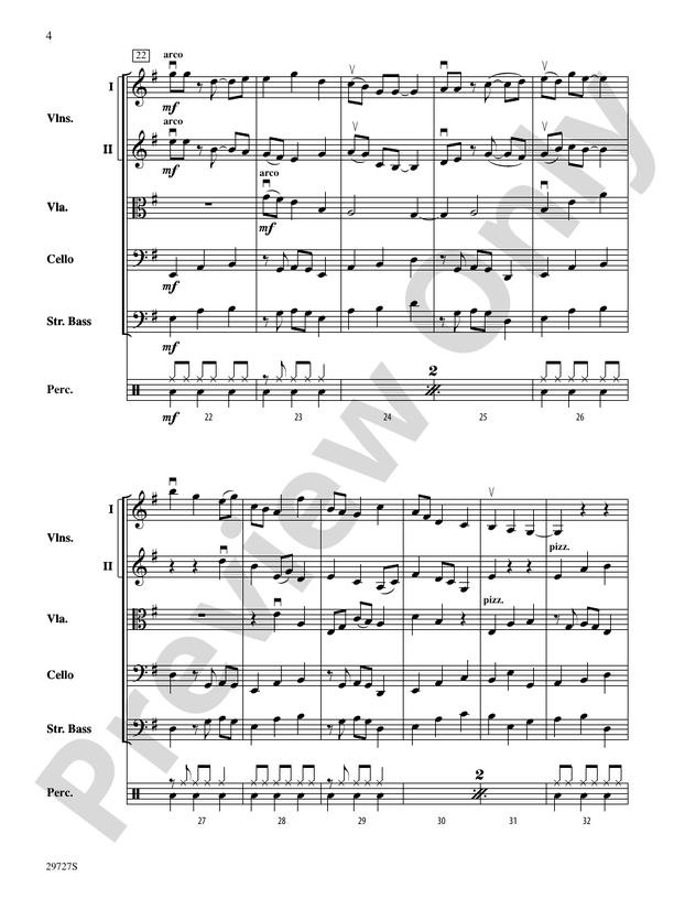 Interplay – String Orchestra Conductor Score & Parts (Digital Download)