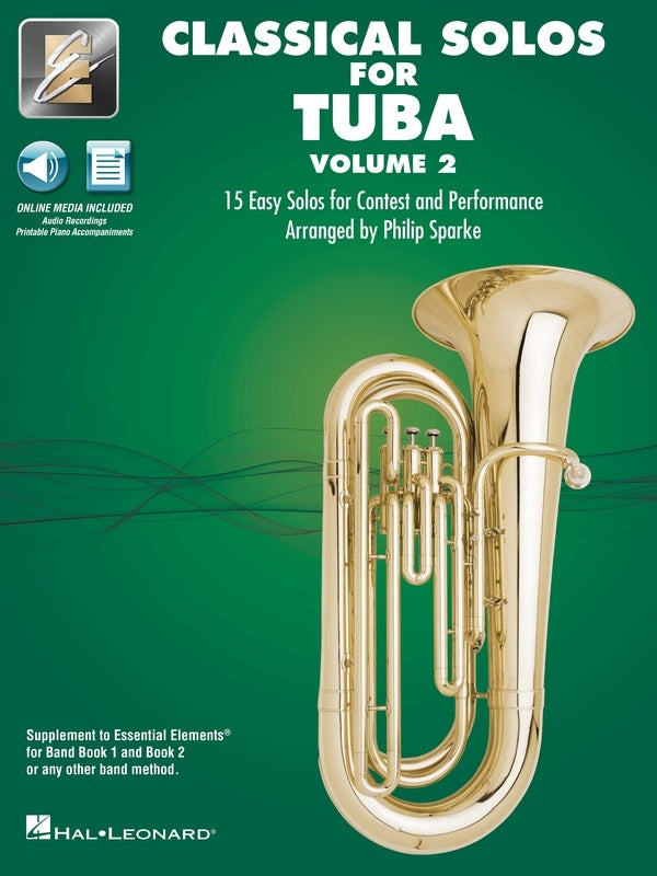 Classical Solos Volume 2 - Tuba/Media Access Online Hal Leonard 870112