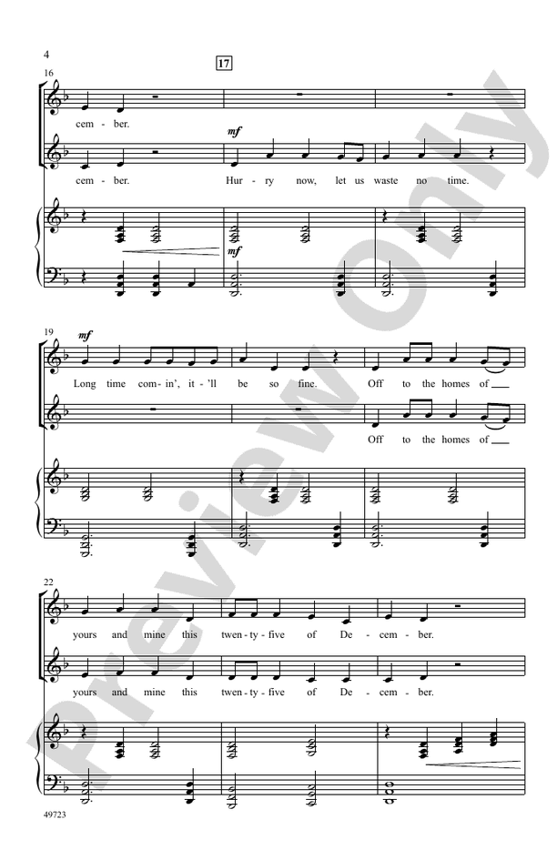 This Twenty-Five of December - 2 Part Treble Choral Octavo (Digital Download)