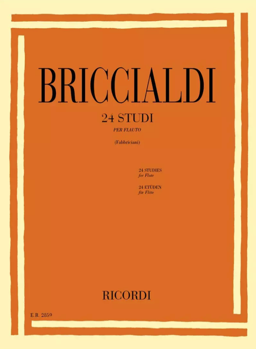 24 Studi for Flute-  Giulio Briccialdi - Ricordi