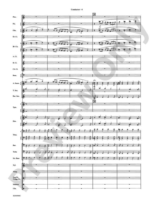 Kilimanjaro: An African Portrait - Concert Band Conductor Score & Parts (Digital Download)