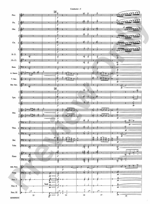 Ithaca (from The Odyssey (Symphony No. 2)) - Concert Band Conductor Score & Parts (Digital Download)