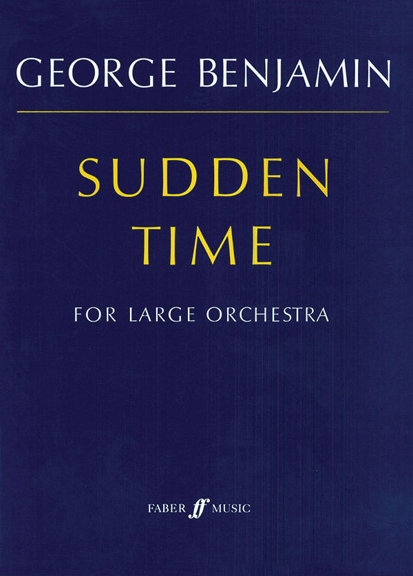 SUDDEN TIME (ORCHESTRA) (STUDY SCORE) - Faber 0571515215