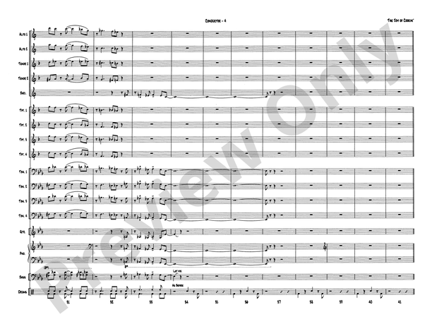 The Joy of Cookin' - Jazz Ensemble Conductor Score & Parts (Digital Download)