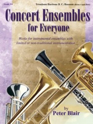 Concert Ensembles For Everyone Tbn Baritone Bc B -