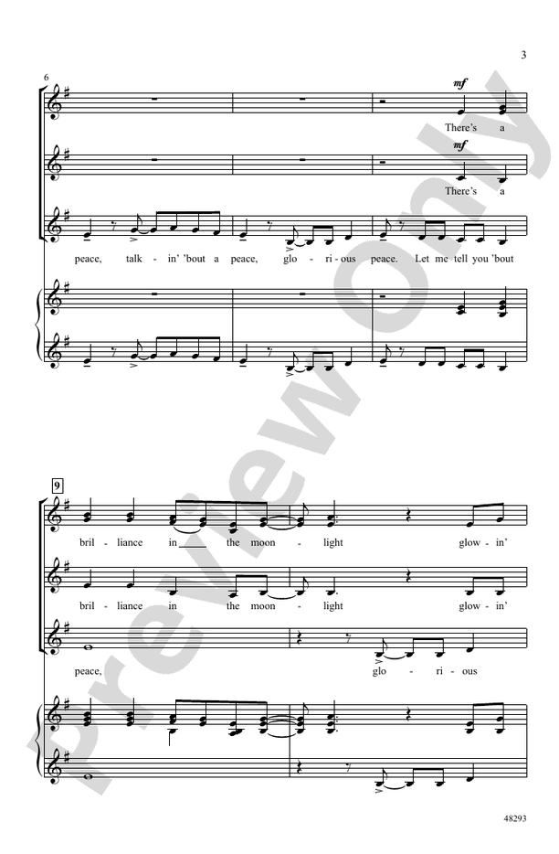 Glorious Peace – SSAA, a cappella Choral Octavo (Digital Download)