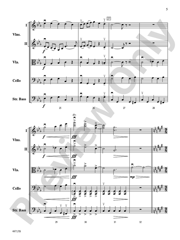 The Elements - String Orchestra Conductor Score & Parts (Digital Download)