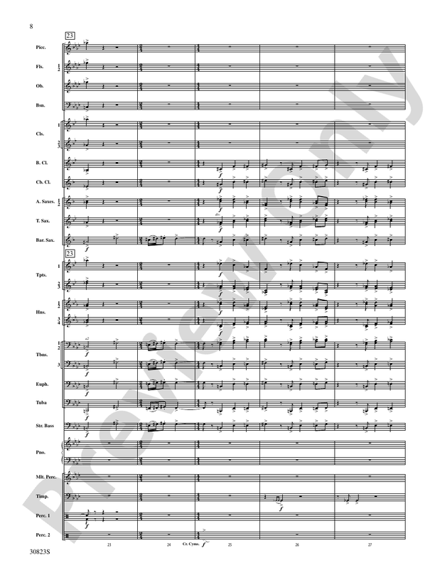 For All the Wyle Eternal - Concert Band Conductor Score & Parts (Digital Download)
