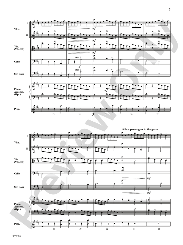 A Dickens Christmas Carol Suite – String Orchestra Conductor Score & Parts (Digital Download)