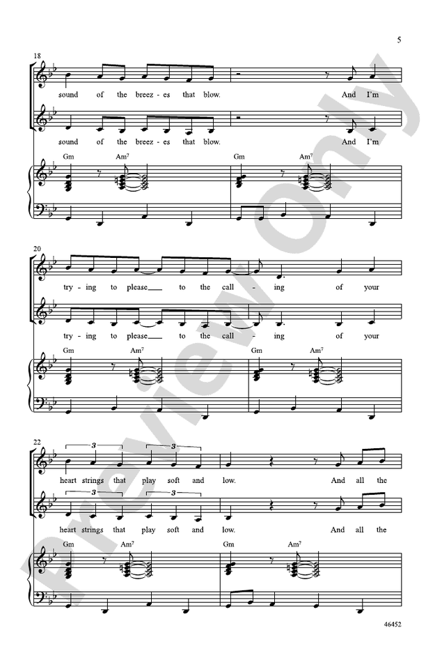 Moondance – SSA Choral Octavo (Digital Download)