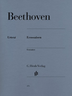 Ecossaises Woo 83 Woo 86 - Ludwig van Beethoven - Piano G. Henle Verlag Piano Solo