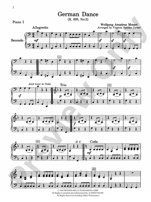 7 Classical Favorites - 2 Pianos, 8 Hands (Digital Download)