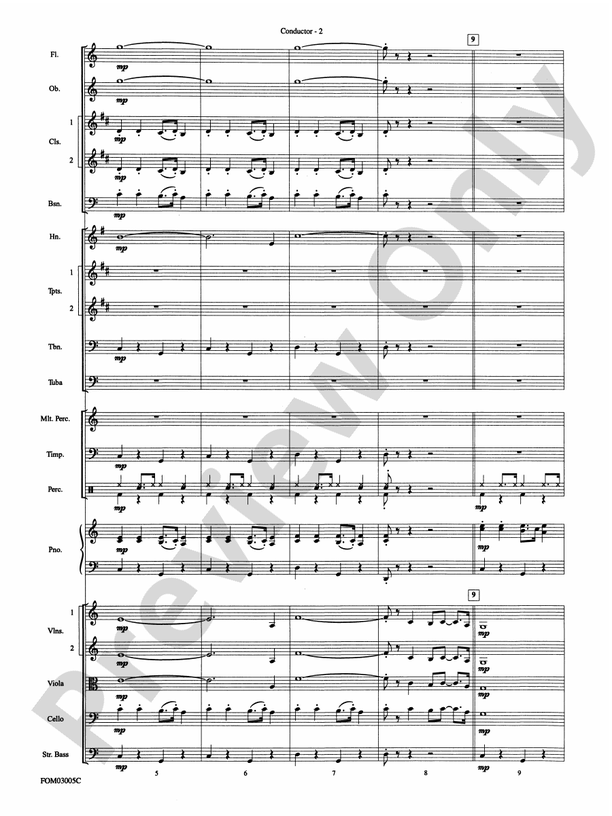 New York, New York, Theme from - Full Orchestra Conductor Score & Parts (Digital Download)