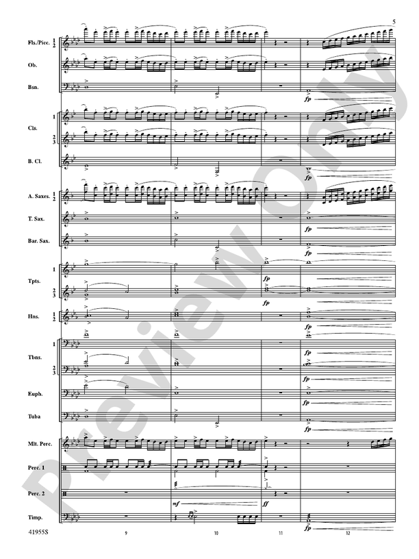 Overture to a New Horizon - Concert Band Conductor Score & Parts (Digital Download)