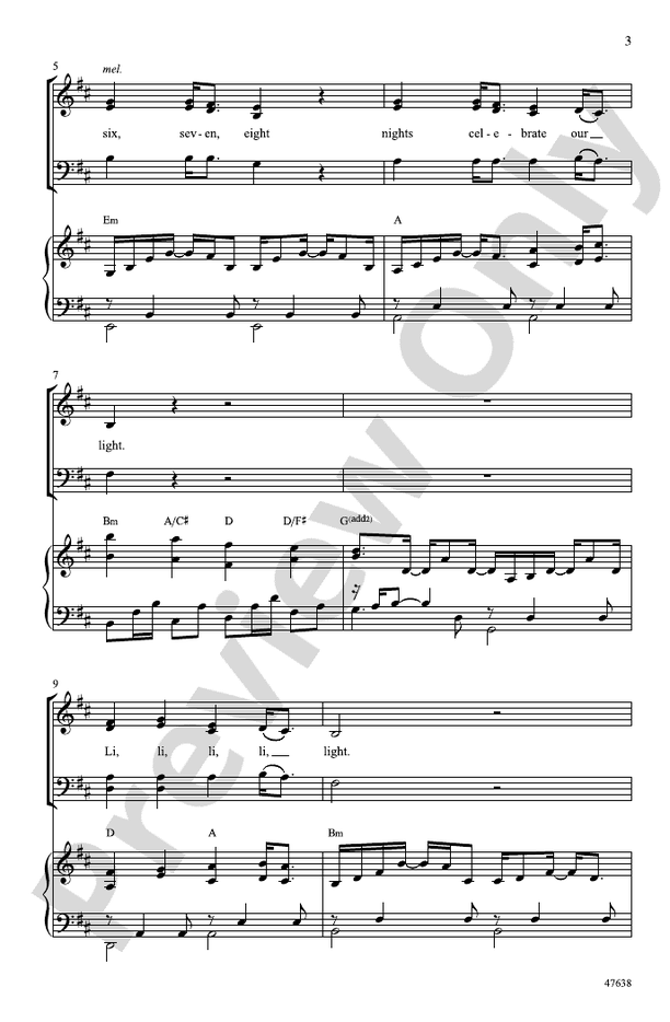 Light - Arr. Andy Beck – SATB Choral Octavo (Digital Download)