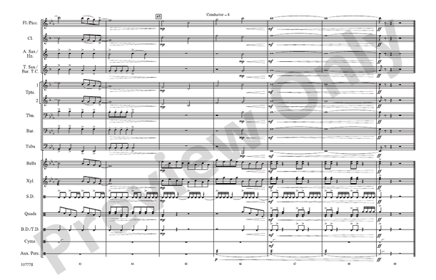 21 Guns – Marching Band Conductor Score & Parts (Digital Download)