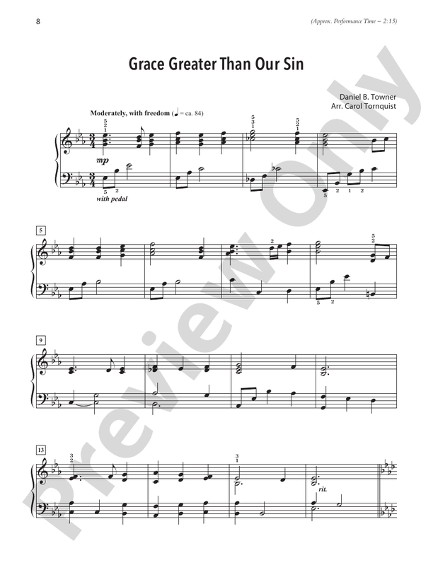 Offertories for Worship: Hymns: Piano Arrangements for Offerings or Other Occasions - Piano (Digital Download)