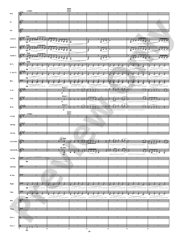 Suite of Appalachian Folk Songs - Concert Band Conductor Score & Parts (Digital Download)